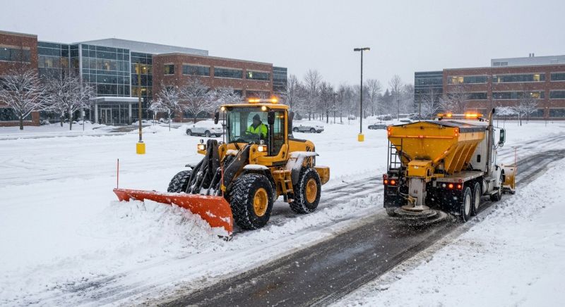 Parking Lot Snow Plowing in New York, NY
