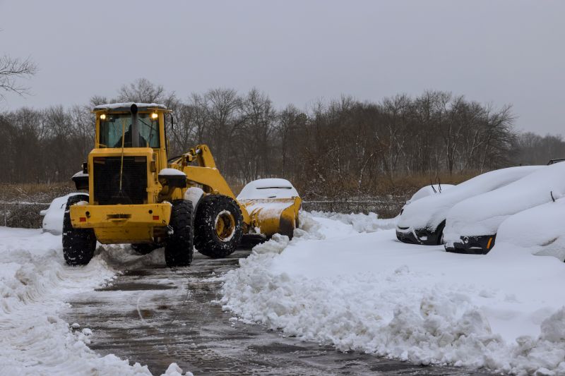 Snow Plowing Commercial Property